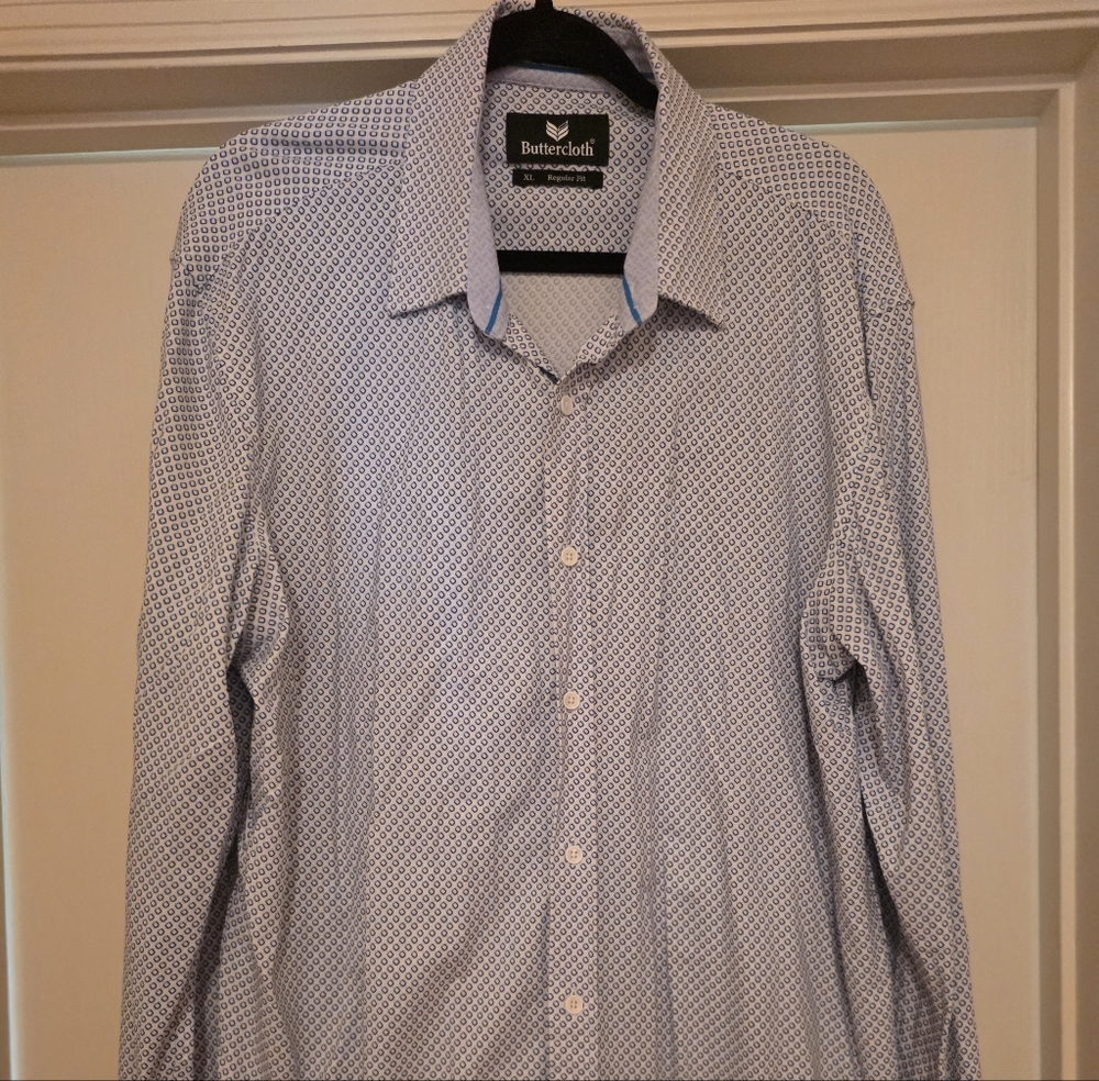 Buttercloth Icy Cotton Men's Button Down Shirt